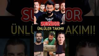 SURVİVOR 2025 MUHTEMEL ÜNLÜLER TAKIMI survivor survivorallstar şampiyon acun survivor2025 tv8 [upl. by Anaira]