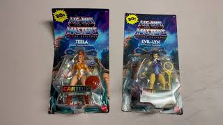 Jamies Product ReviewsMasters Of The Universe Origins  Cartoon Collection Teela amp EvilLyn [upl. by Card]