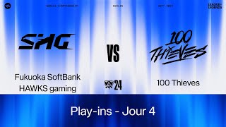 SHG vs 100 THIEVES les NA en difficulté   WORLDS 2024 PLAY IN [upl. by Jardena887]