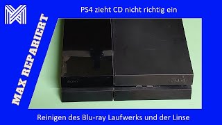 PS4 Laufwerk zerlegen und reinigen  PS4 nimmt CD nicht an MAX REPARIERT [upl. by Zedekiah75]