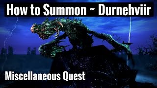 How to Summon DURNEHVIIR amp Soul Tear Shout  Skyrim Remastered [upl. by Ainomar]