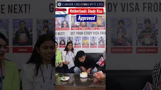 New Success Unlocked Congratulations Jatin Saini on your approval of your Netherlands Study Visa [upl. by Minni]