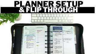 2021 Franklin Planner Setup and Flip Through [upl. by Busiek163]