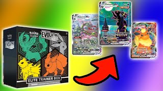 Can we get pulls from an Evolving Skies Elite Trainer Box [upl. by Ahsuatal]