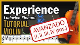 Experience Avanzado  Ludovico Einaudi  Violín Play Along 🎻 [upl. by Naimad883]