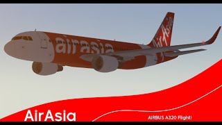 A320 Flight  AirAsia AIRBUS A320  FLIGHTLINE Roblox [upl. by Hercules656]