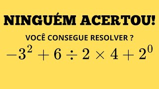 MATEMÁTICA BÁSICA  QUAL A ALTERNATIVA CORRETA [upl. by Corson626]