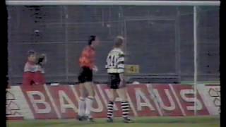 Bundesliga Debüt von Josef Schicklgruber am 13101990 in 2 Liga LASK vs Wattens 22 [upl. by Ellerol]