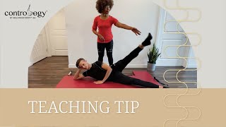 Breaking Down Side Leg Stretch  Contrology® Teaching Tip [upl. by Clayborne]