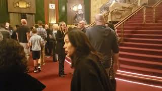 Pantages theater lobby Back to the Future musical Nov 2024 [upl. by Haeli]