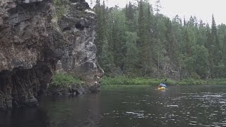 Packraft  Oulanka national park 2015 [upl. by Adelice]