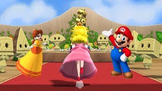 Mario Party 9  Step It Up  Peach amp Mario vs Luigi amp Daisy Gameplay  Cartoons Mee [upl. by Johanna864]