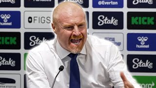 Some people thought ARNAUT DANJUMA FLIGHT JOKE WAS REAL  Sean Dyche  Everton 00 Aston Villa [upl. by Coe]