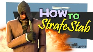 TF2 How to StrafeStab Epic WIN [upl. by Arreis]