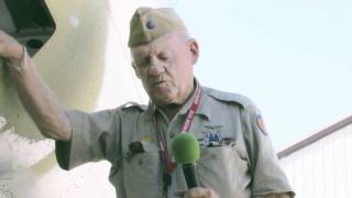 B17 Belly Turret Gunner Wilbur Richardson Interview at Planes of Fame [upl. by Yesima975]