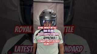 India’s Most Secured Helmet  Royal Enfield Mettleshorts shortsviral shortsvideo viral [upl. by Eisset698]