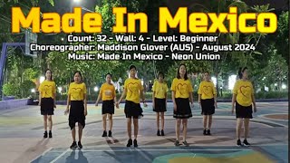 Made In Mexico  Line Dance [upl. by Abih26]