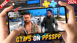 How to Play GTA 5 on PPSSPP Emulator 😱 GTA 5 on PPSSPP Emulator  GTA 5 Unlimted Time [upl. by Toille]