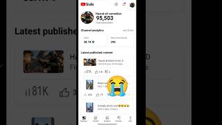 My YouTube channel delete 😭shorts youtubeshorts haker [upl. by Akirrehs318]