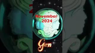 GEMINI Horoscope Predictions November 2024 Monthly Forecasts [upl. by Oregolac467]