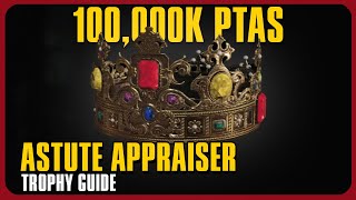 Resident Evil 4 Remake  Astute Appraiser  100000 ptas Crown [upl. by Ennairej]