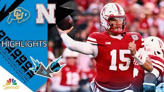 Colorado Buffaloes vs Nebraska Cornhuskers  CFB HIGHLIGHTS  972024  Big Ten on NBC Sports [upl. by Sarge]