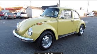 1973 Volkswagen Super Beetle VW 1303 Start Up Exhaust In Depth Review and Test Drive [upl. by Aikas]