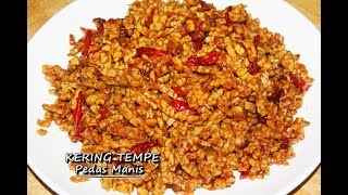 Resep Mudah Membuat Tempe Kering Enak dan Sedap ala Zasanah [upl. by Sackman]