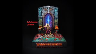 The grimdark portal of the Abbess of the Adepta Sororitas Exclusive commission work Black Edition [upl. by Valerio]