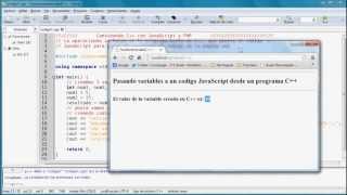 Combinando C JavaScript y PHP en una pagina web [upl. by Nivart]