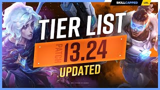 NEW UPDATED TIER LIST for PATCH 1324  League of Legends [upl. by Ymar]