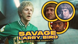 Every Time Larry Bird Trash Talked And Got Into Magics Head On Winning Time 🐐 [upl. by Sesiom370]