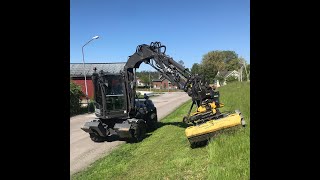 Mecalac 12MTX Grass Mower [upl. by Eloc]