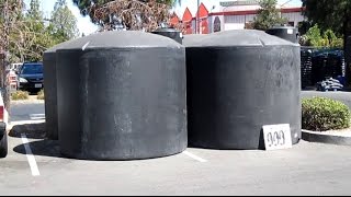 2500 Gallon Rainwater Tank For Sale At The Home Depot [upl. by Htebaile157]