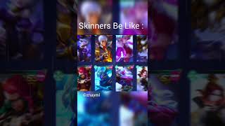 Skinners Be Like 🗿 mlcreatorcamp mobilelegends mlbb mobilelegendsbangbang mobilelegendsbangbang [upl. by Notlim]