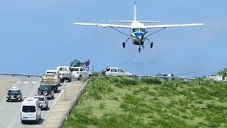 LANDING at ST BARTH with COCKPIT view  The CRAZIEST AIRPORT in the caribean 4K [upl. by Marler18]