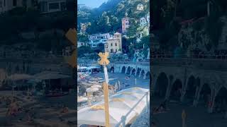 Santa Margherita Rapallo Italy Italian RivieraOne of the most famous beach in 🇮🇹shortvideo [upl. by Mackie]