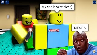 ROBLOX Weird Strict Dad FUNNY MOMENTS  DUMB EDITS 3 [upl. by Naej]