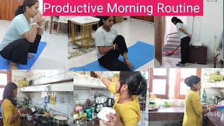 lndian Housewife Busy Morning routine from 530AM to 10AMMorning selfcareBeinghousewifery [upl. by Lleumas]