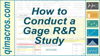 How to Conduct a Gage RampR Study in Excel [upl. by Sieber]