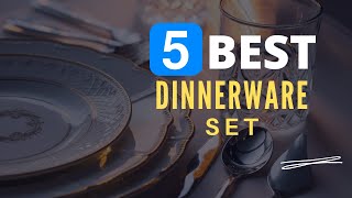 ⭕ Top 5 Best Dinnerware Set 2024 Review and Guide [upl. by Thurber]