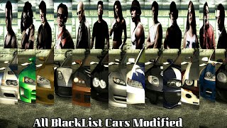 NFS Most Wanted  Top 15 Blacklist Cars  Top Speed Battle  Most Wanted Redux  4K 60 FPS [upl. by Muriah]