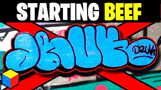 Starting Beef in Graffiti  Rating Fans Graffiti Throwies 110 [upl. by Hgiel]