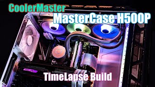 NEU CoolerMaster MasterCase H500P White Edition  Dream Build TimeLapse  MSI amp AMD Gaming System [upl. by Lewiss542]