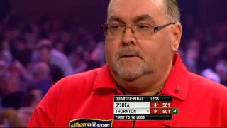 PDC Grand Slam of Darts 2013  Quarter Final  Thornton VS Oshea [upl. by Thant960]