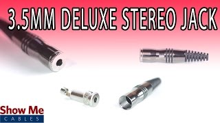 35mm Deluxe Stereo Jack  DIY Project to Repair Your Audio Cable 1027 [upl. by Nikolos]