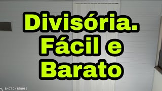 Divisória com forro de PVC Passo a passo completo [upl. by Maram341]