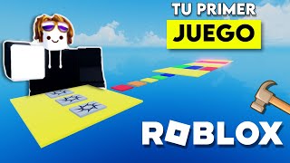 ¡CREA TU PRIMER JUEGO DE ROBLOX 🤯 [upl. by Auhsuj]