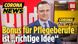 Bonus für alle die in der CoronaKrise Großartiges leisten  Jens Spahn [upl. by Tigirb587]