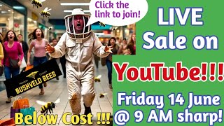 South Africas first ever LIVE online Beekeeping Sale here on YouTube queenbeesa [upl. by Hsilgne]